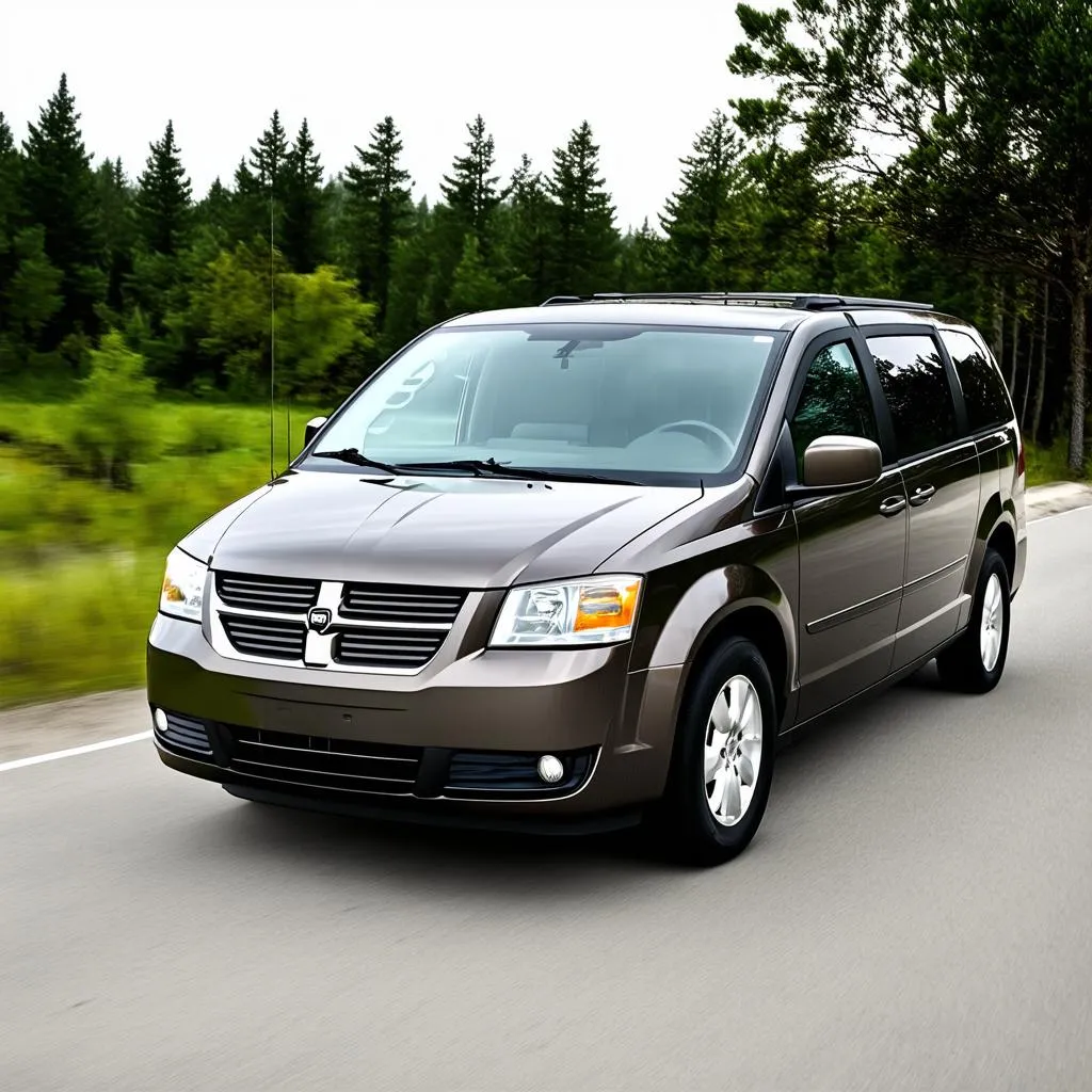 2008 Dodge Grand Caravan on the Road