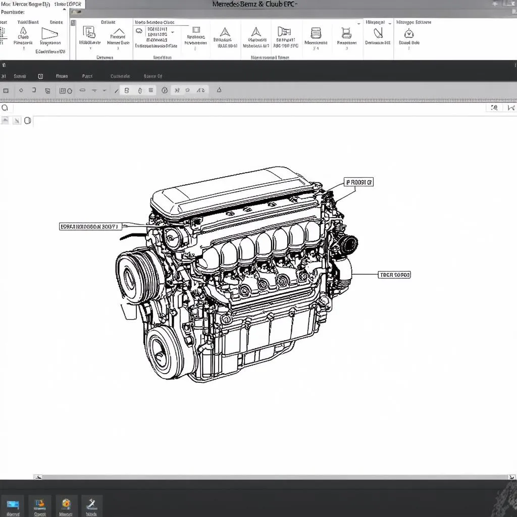 Mercedes Benz Club EPC Diagram