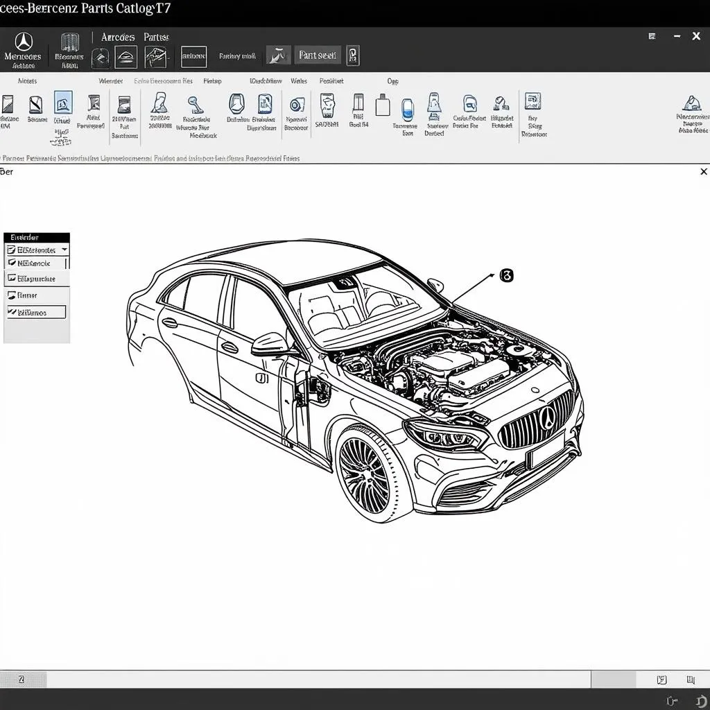 Mercedes-Benz EPC Diagram