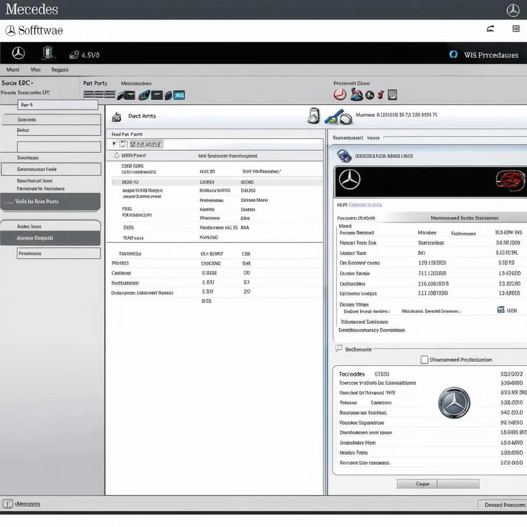 Mercedes EPC WIS Software Interface