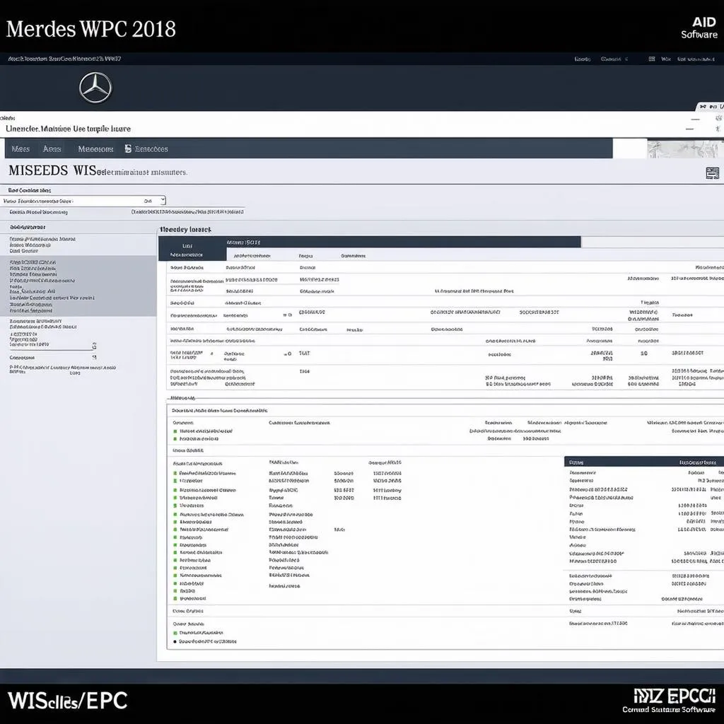 Mercedes WIS/EPC 2018 Software Interface