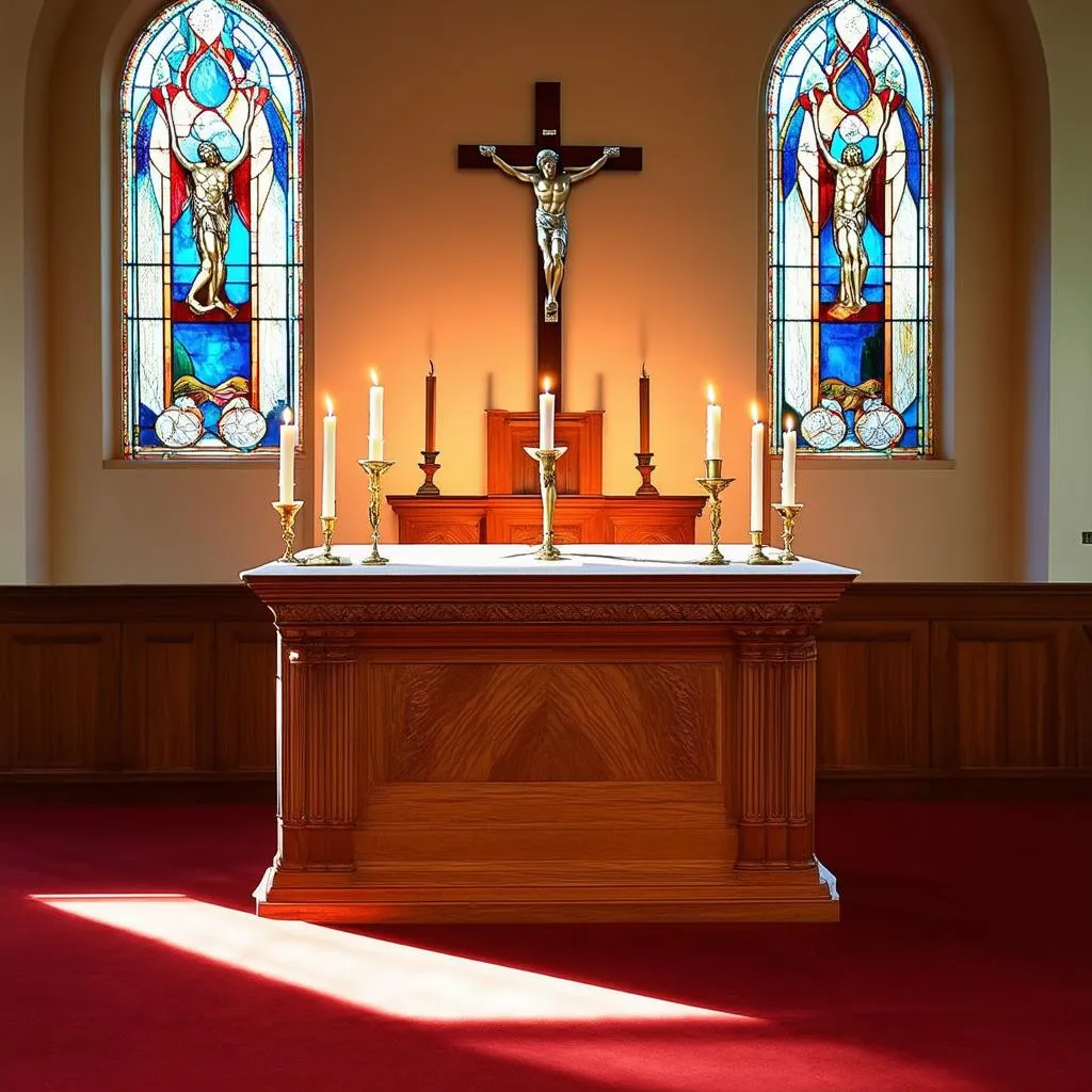 Church altar