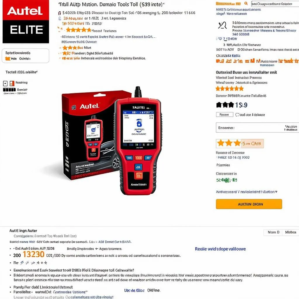 Autel Elite on Amazon