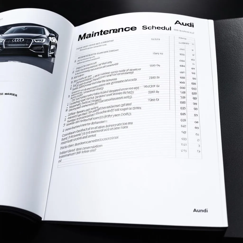 Audi Maintenance Schedule