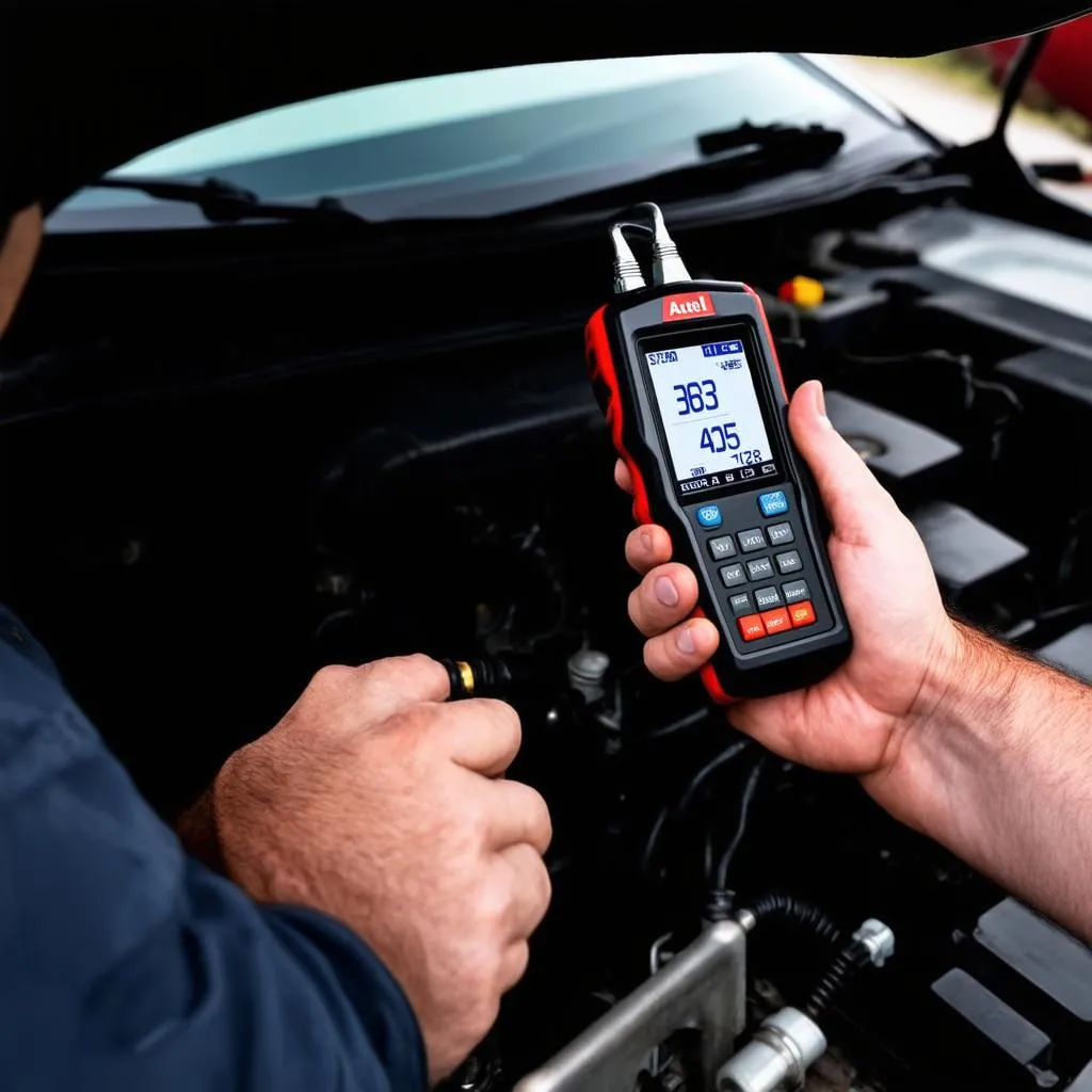 Car Diagnostics with Autel 405