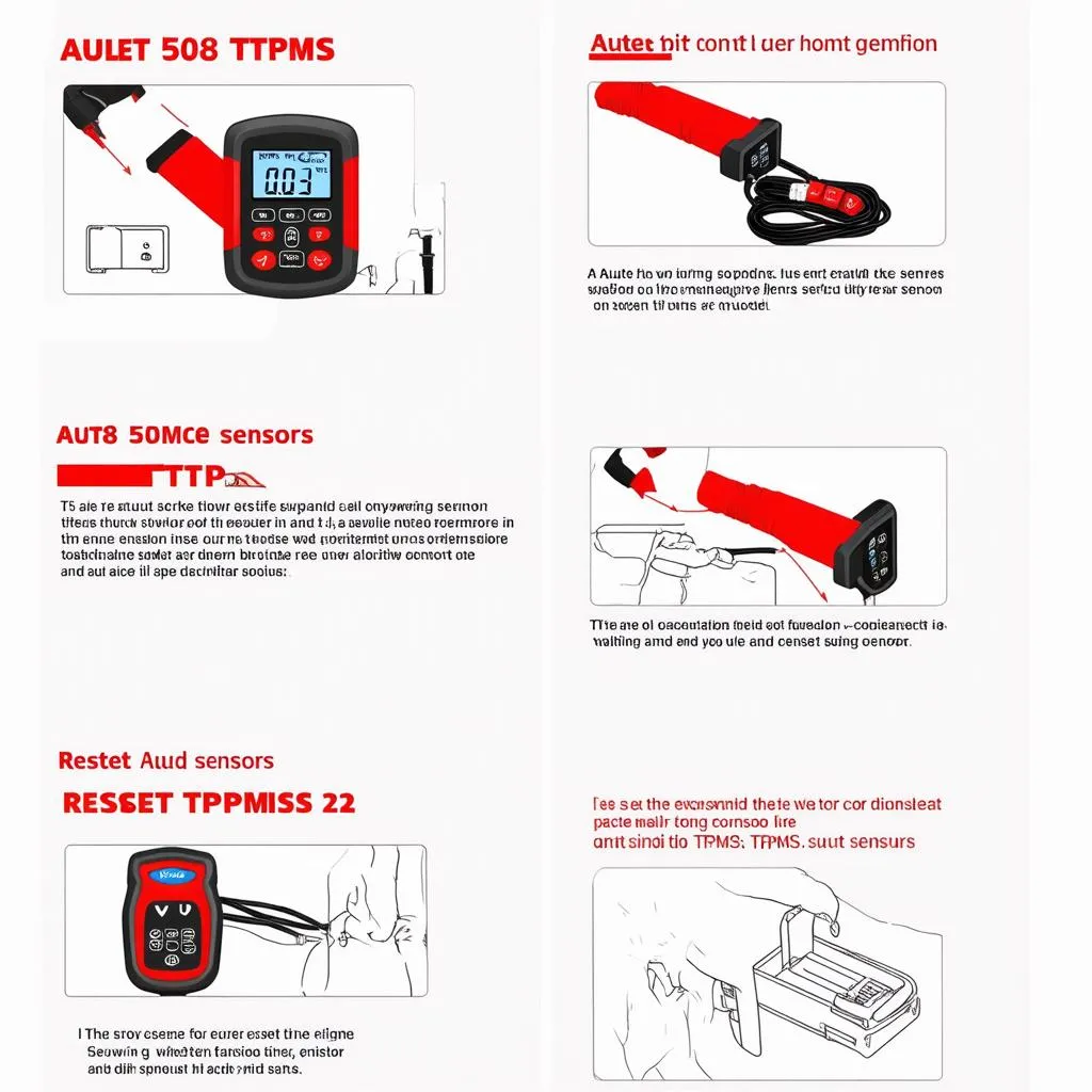 autel 508 tpms tool usage