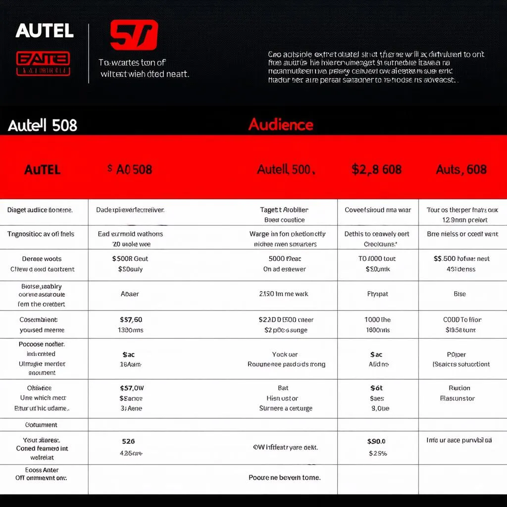 Autel 508 vs 608 Comparison