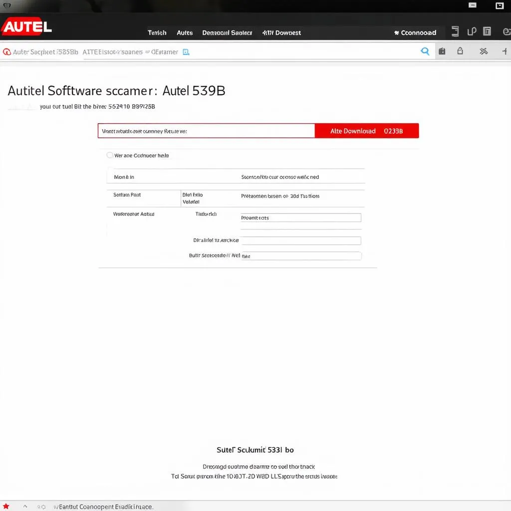 Autel 539B Software Download