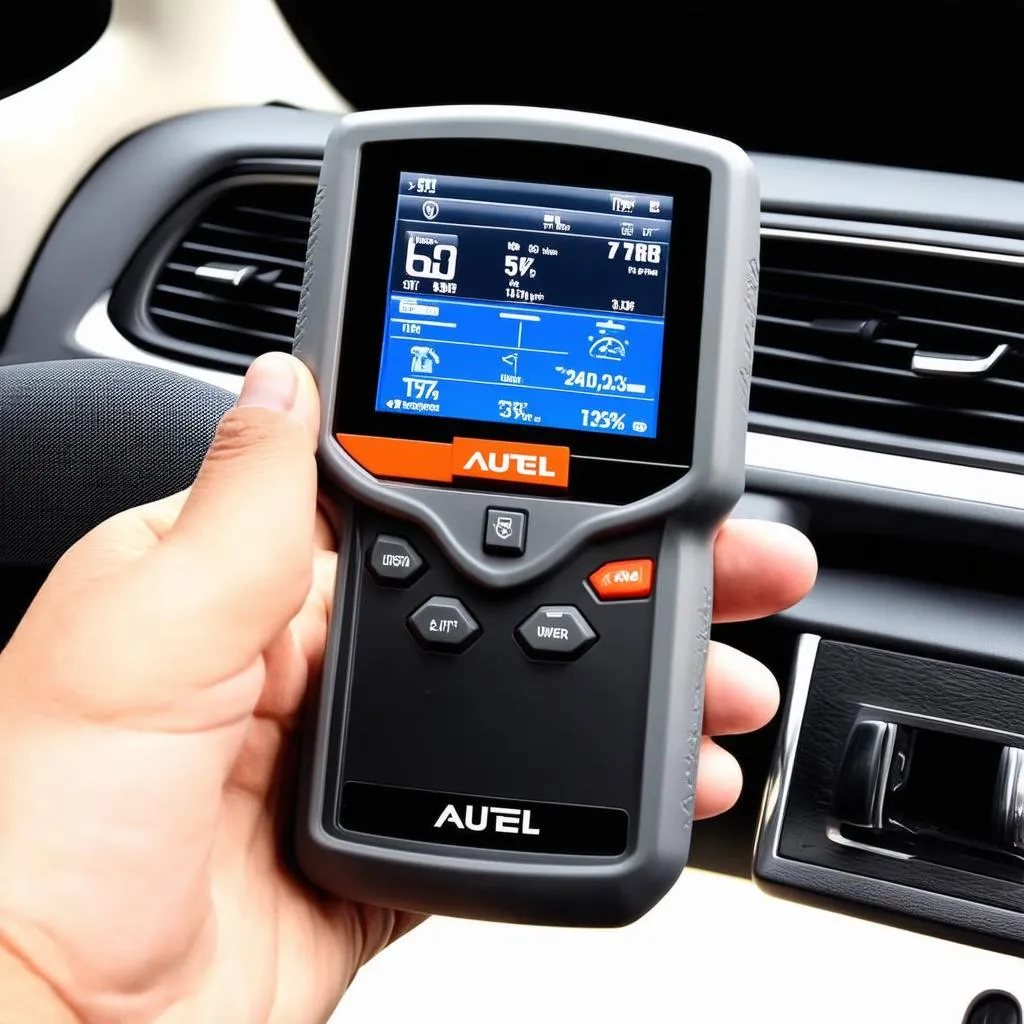 Autel 808 scanner user interface