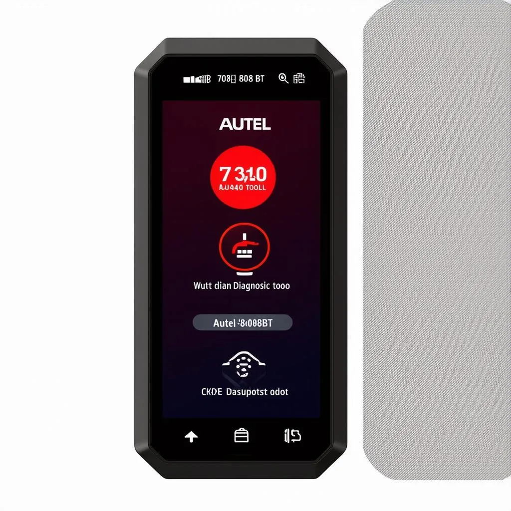 Autel 808BT Interface