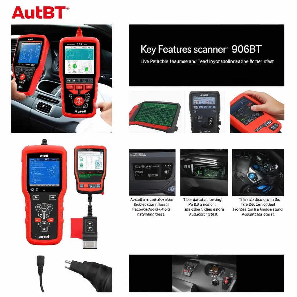 Autel 906BT Scanner Features