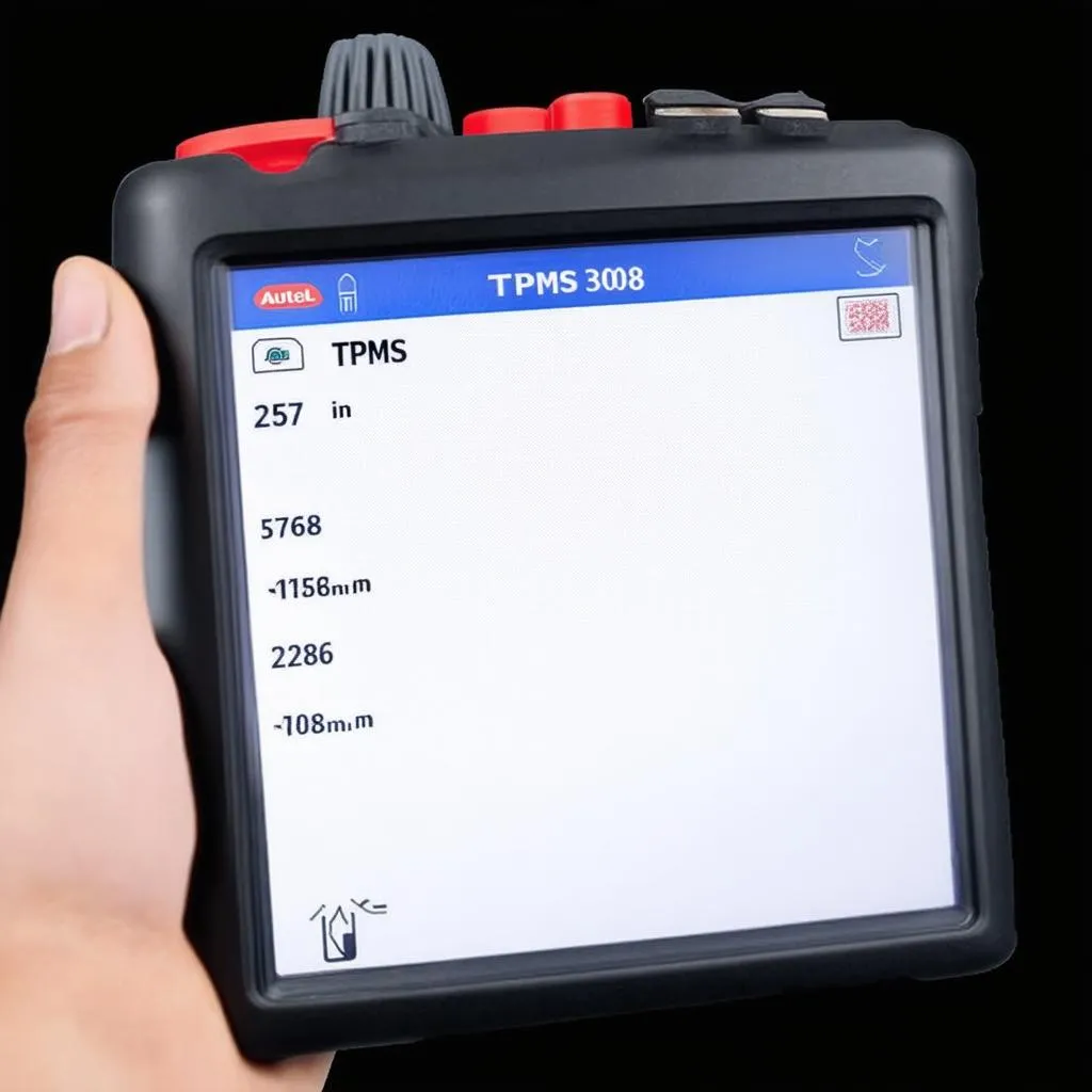 Autel 908 TPMS Screen