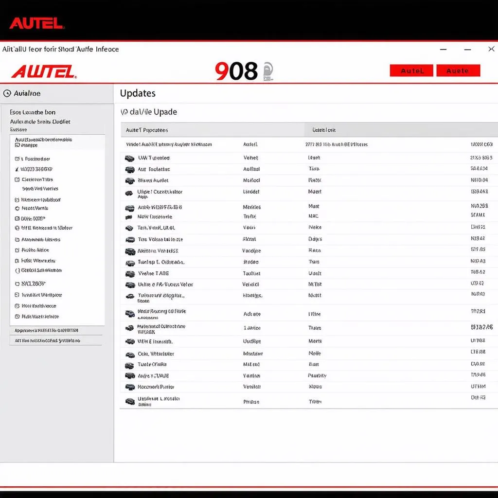 Autel 908 Update Software