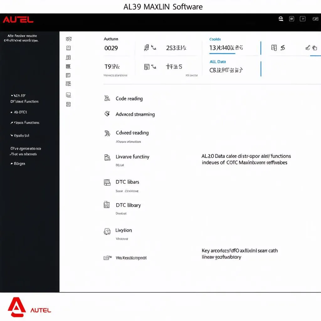 Autel AL319 Maxilink Software Features