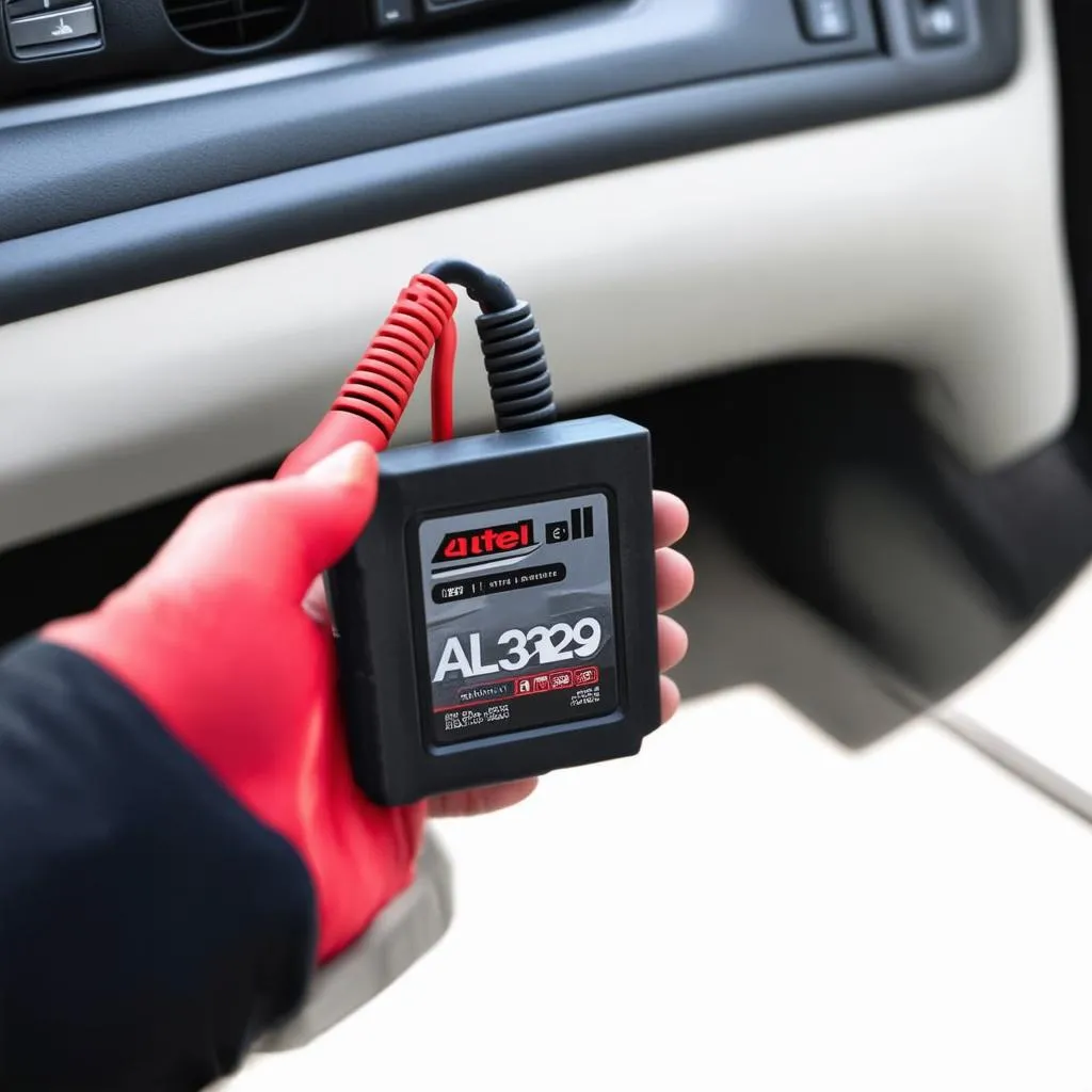 autel al329 obd2 connection