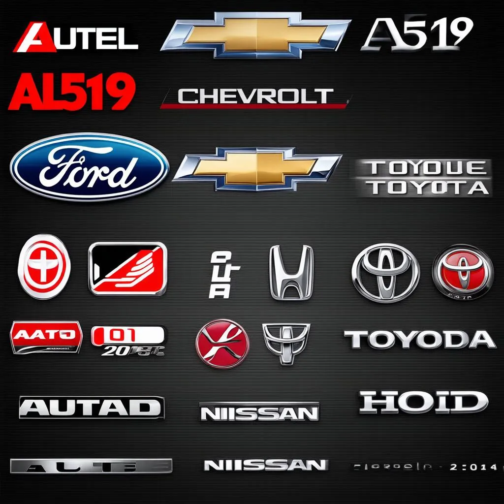 Cars Supported by Autel AL519