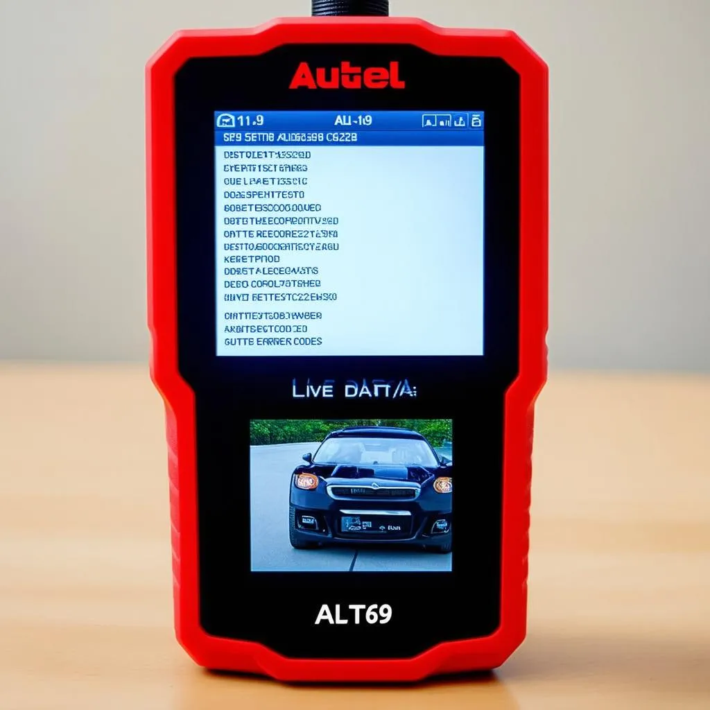 Autel AL619 diagnostic scan tool display