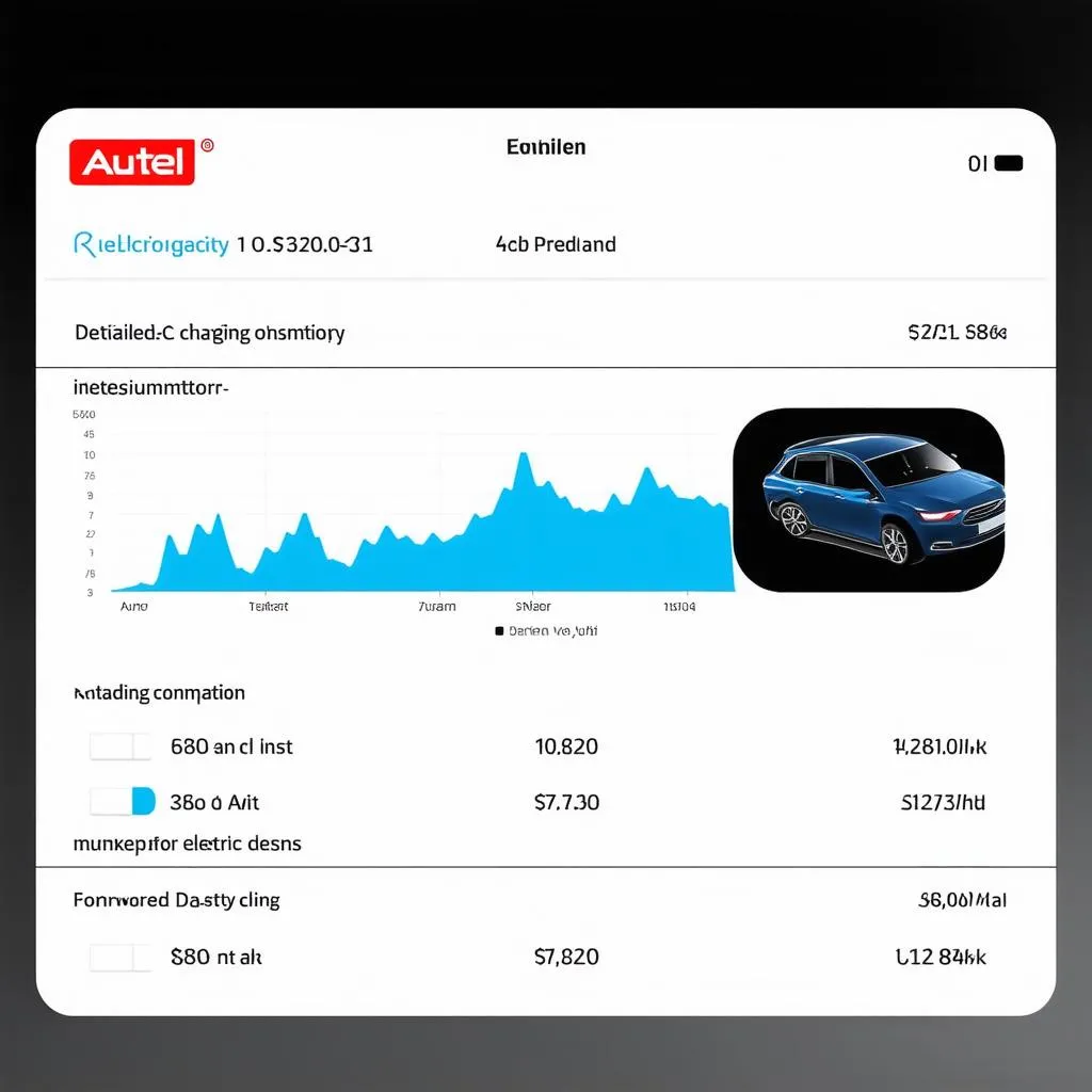 Autel App Charging Data