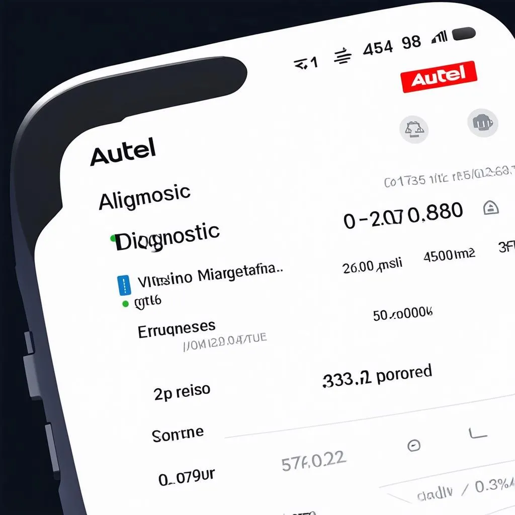 Autel App Interface