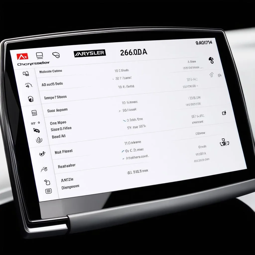 Autel Chrysler Interface