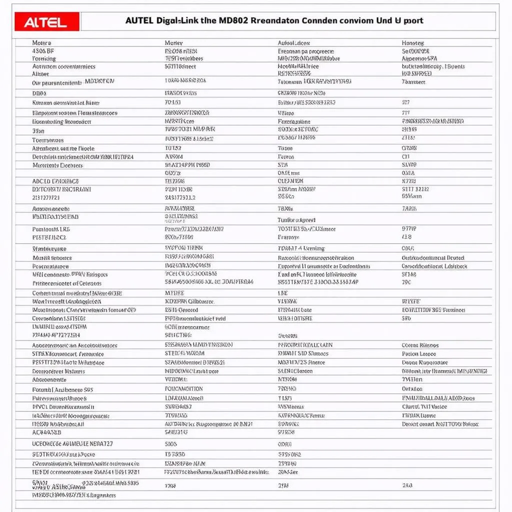 Features of Autel DiagLink MD802