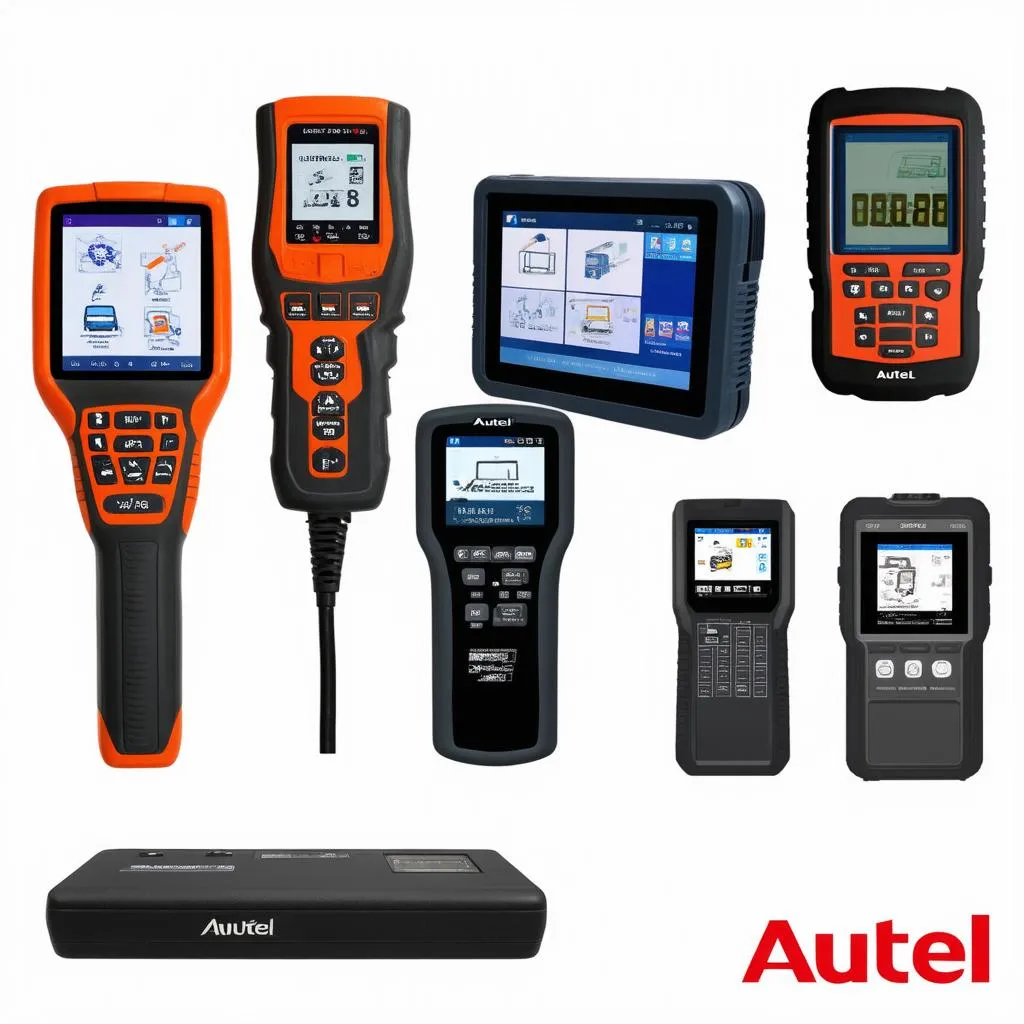 Various Autel Diagnostic Scanners