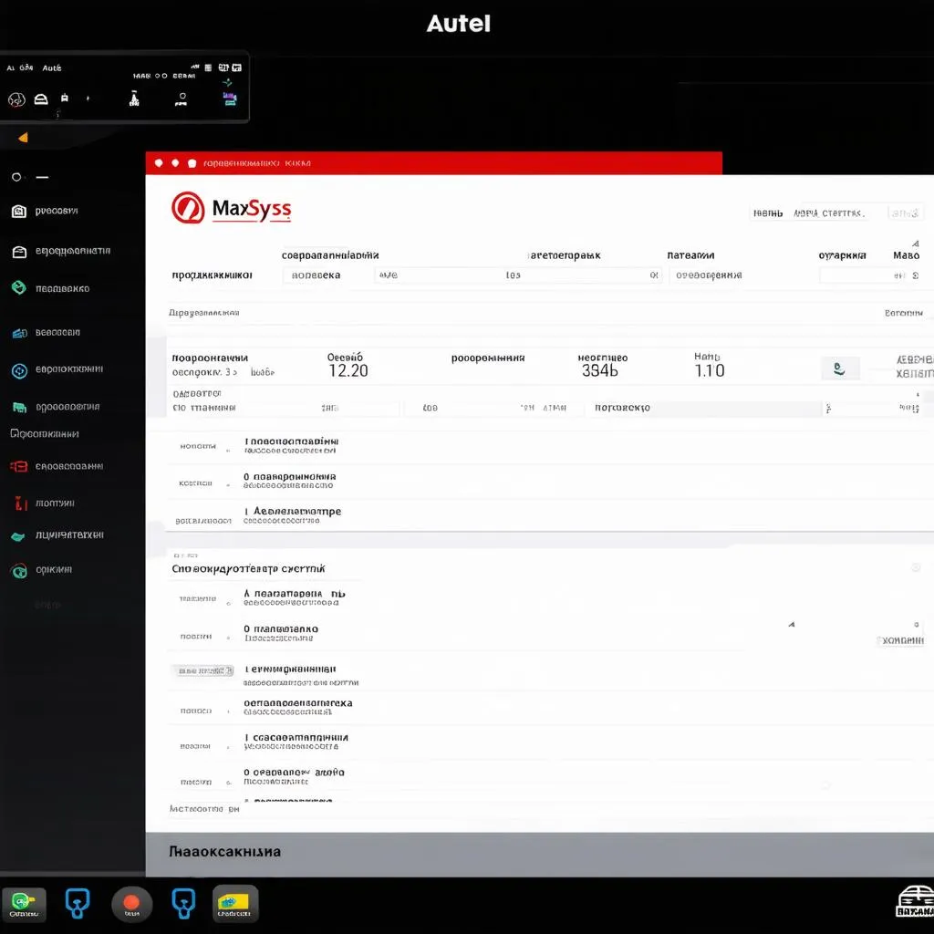 Autel Diagnostic Software in Russian