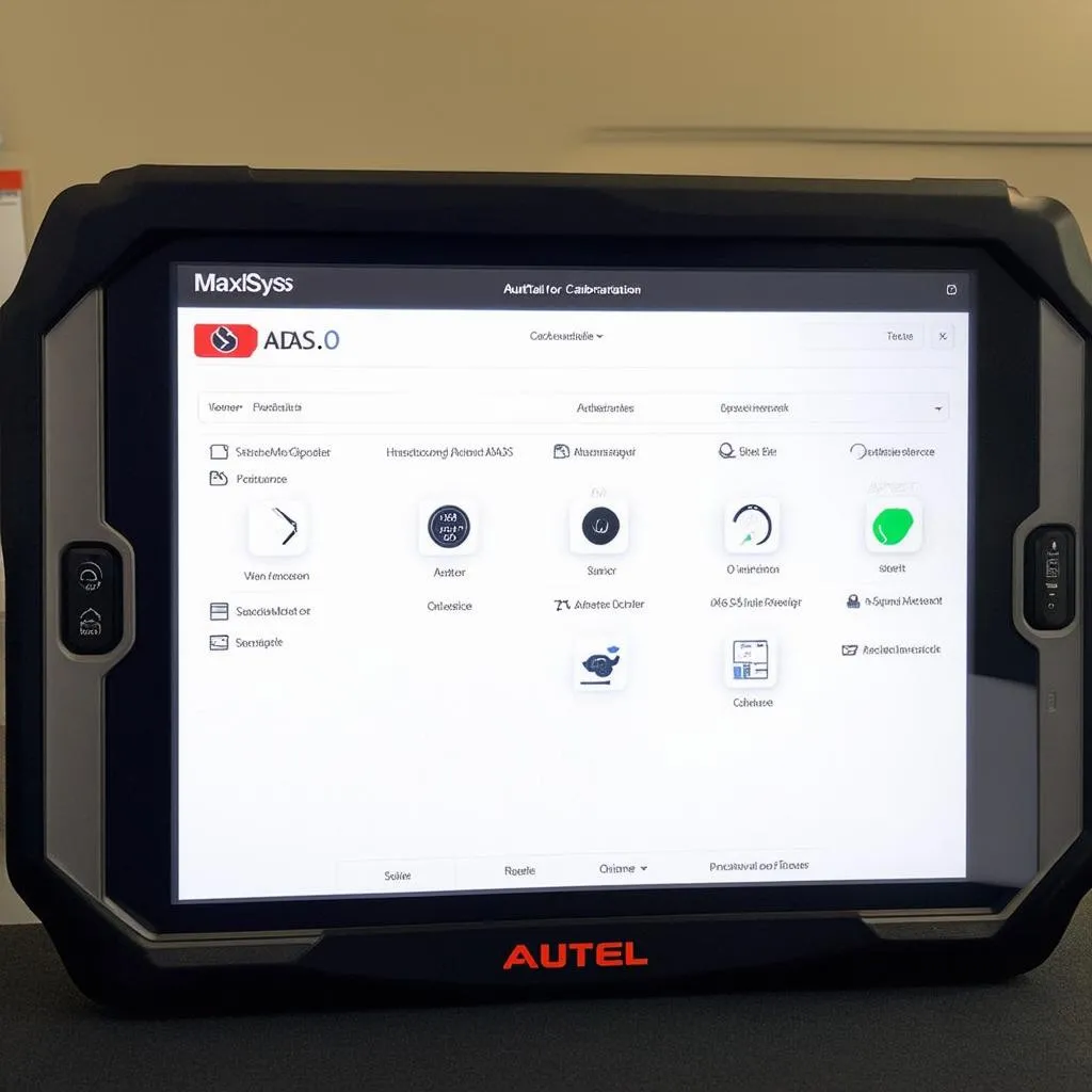 Autel MaxiSys diagnostic tablet