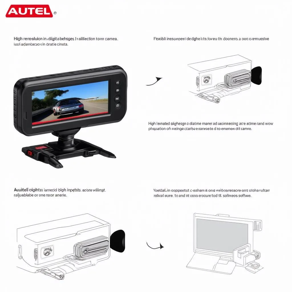 Autel digital inspection camera software features