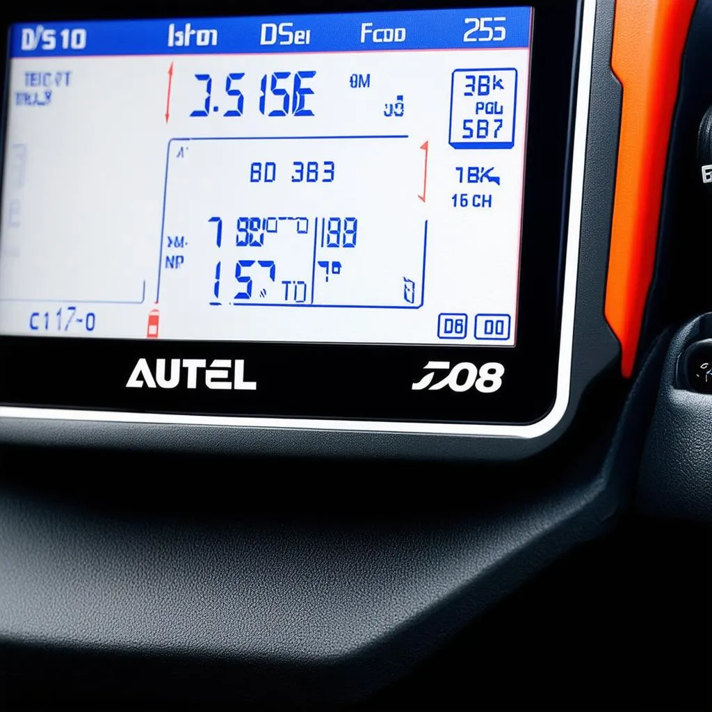 Autel DS708 Diagnostic Screen