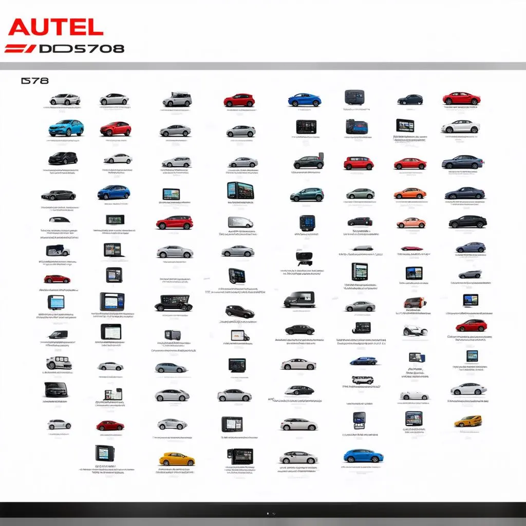 Autel DS708 Vehicle Coverage