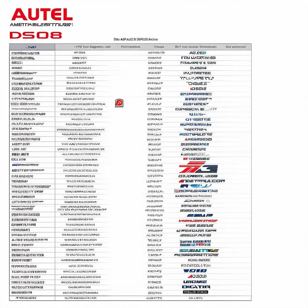 Autel DS808 Compatibility