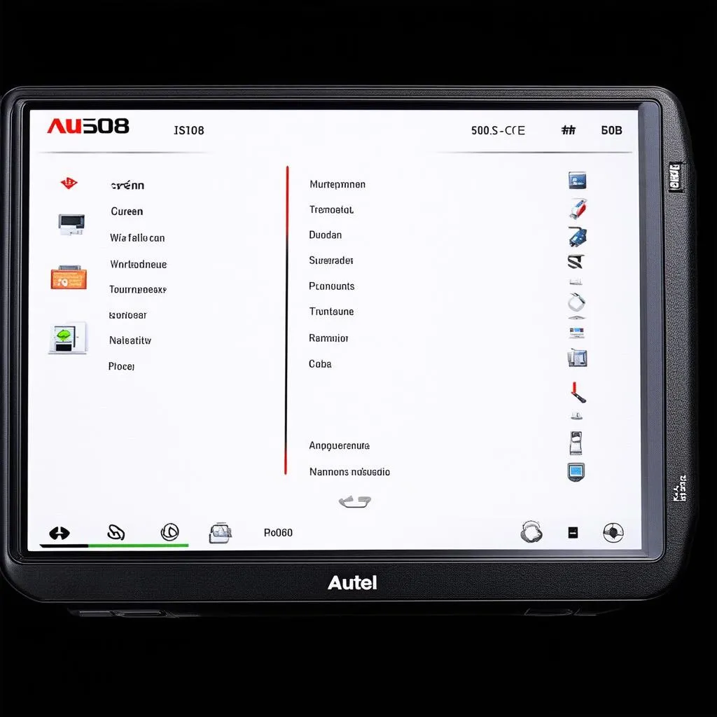 Autel DS808 Functions Display