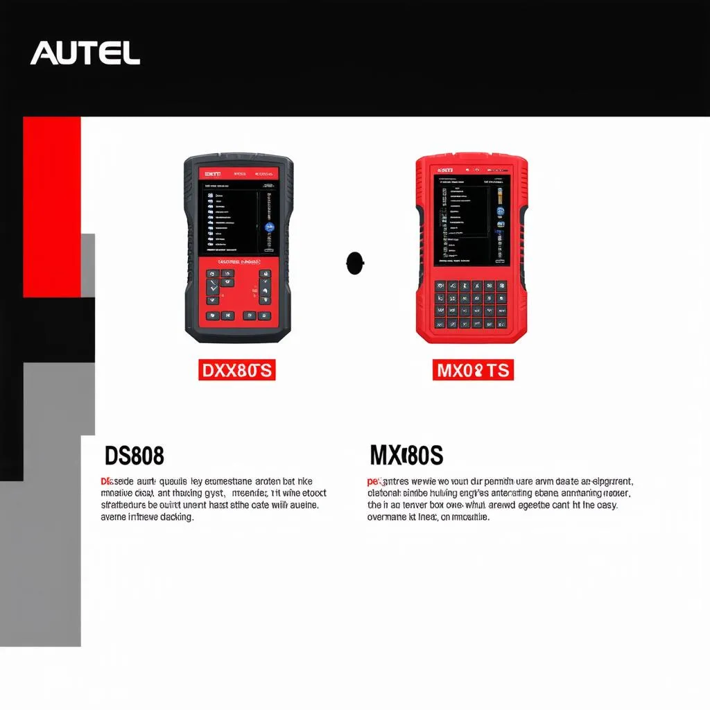 Autel DS808 and MX808TS