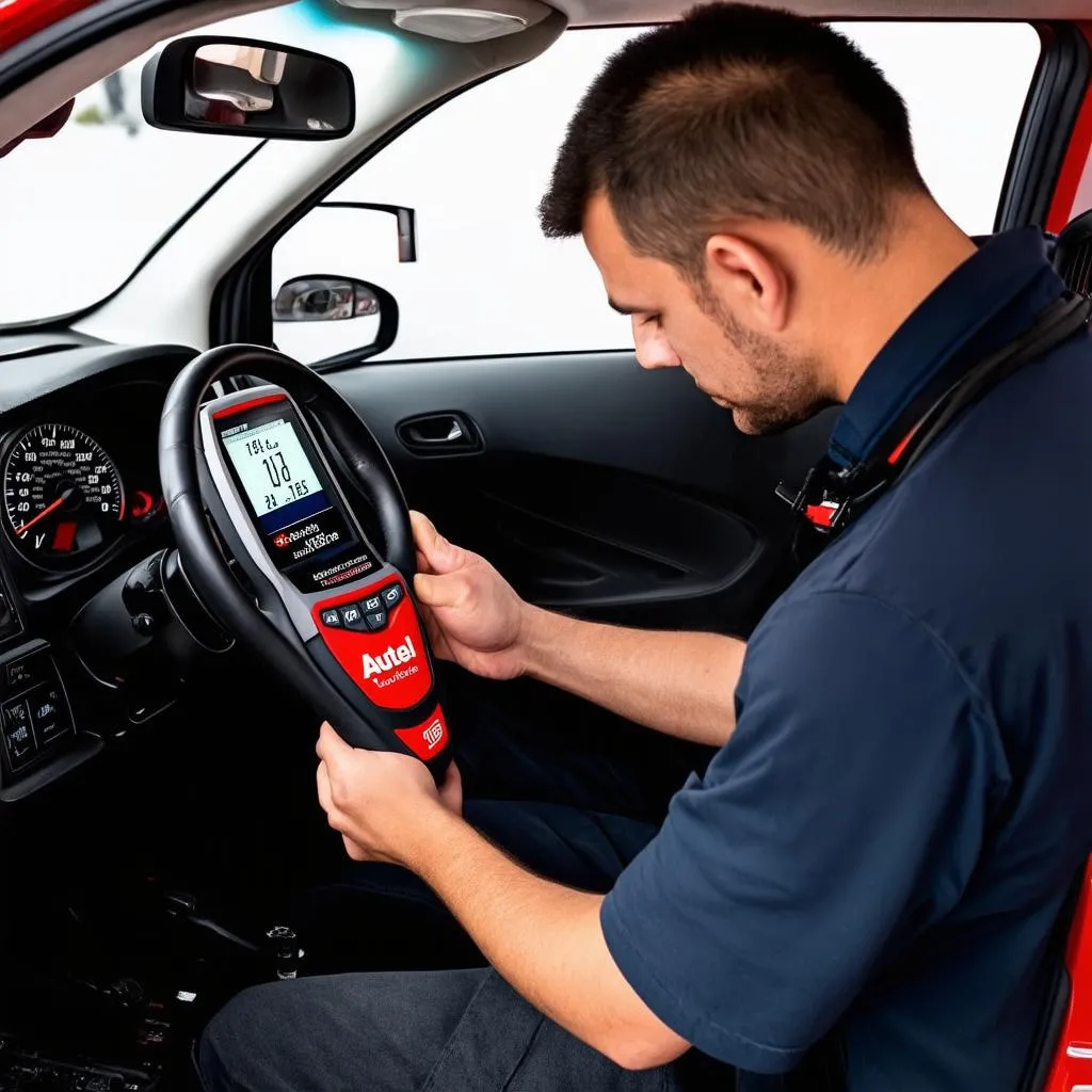 Autel Europe GmbH Diagnostic Tool Repairing a Car