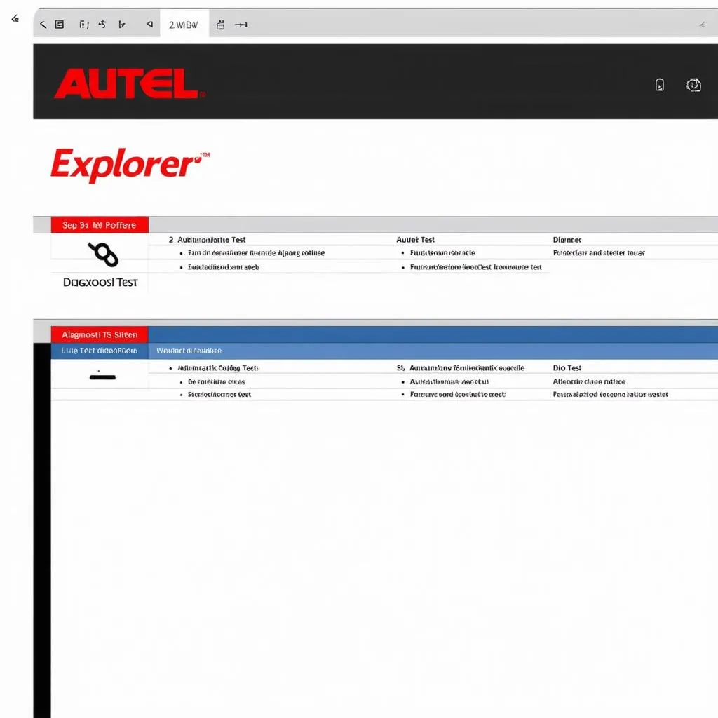 Autel Explorer Manual Screenshot