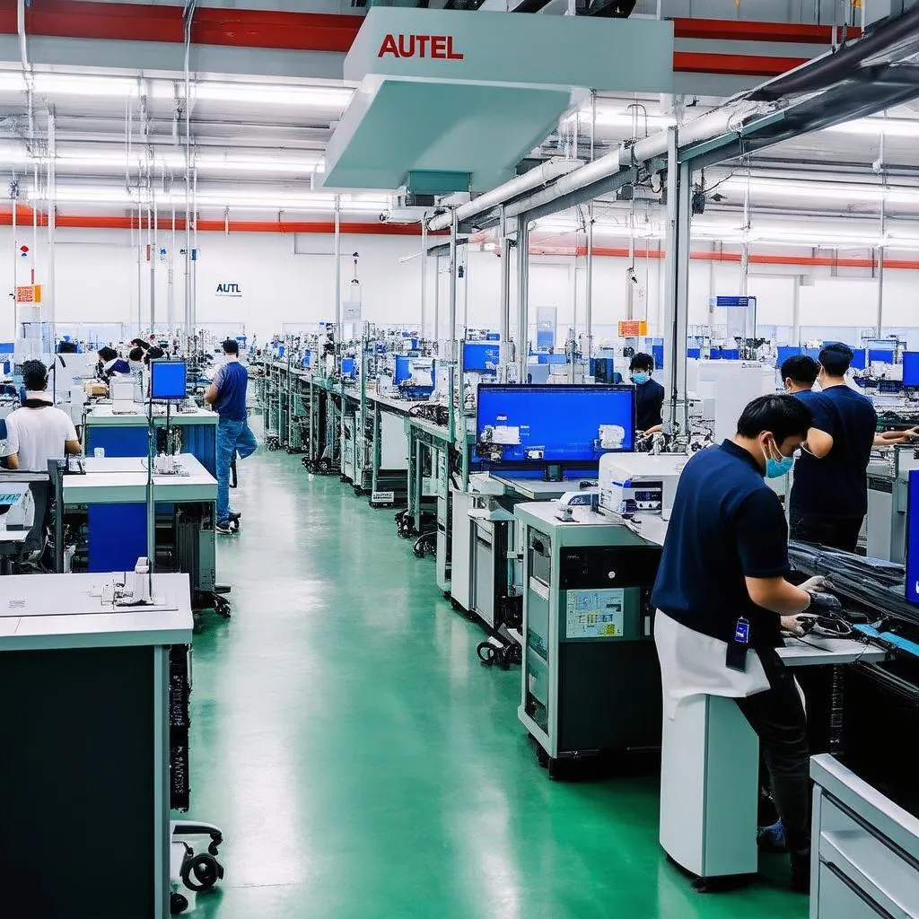 Autel factory in Shenzhen