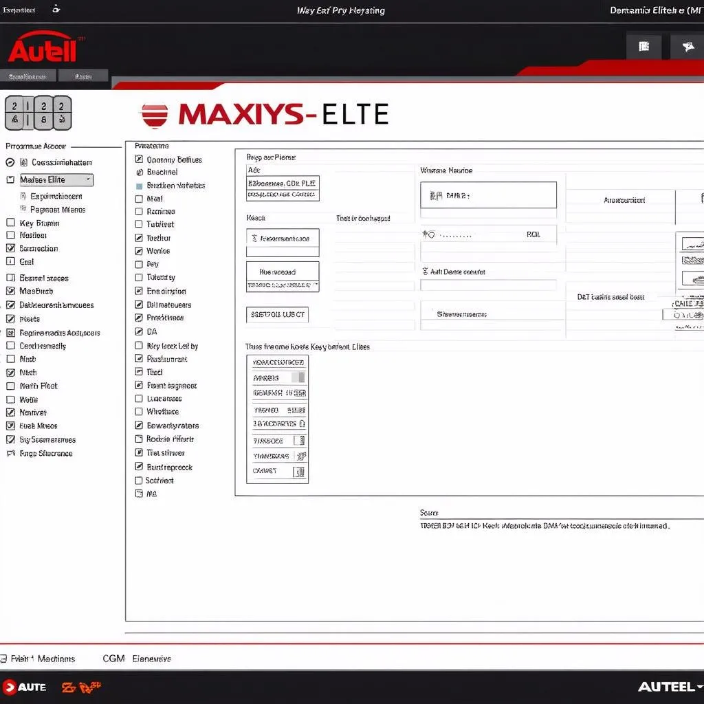 Autel GM Programming Software