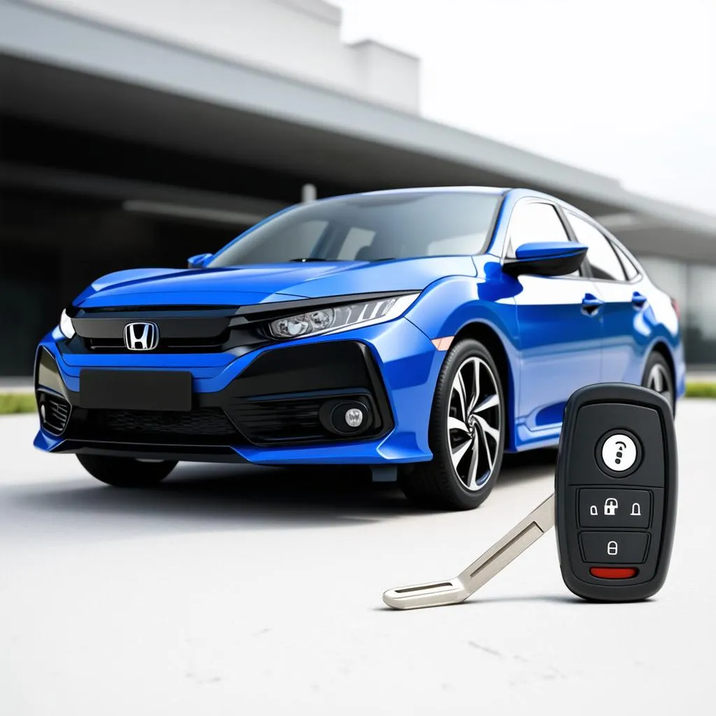 A Honda Car with a New Key