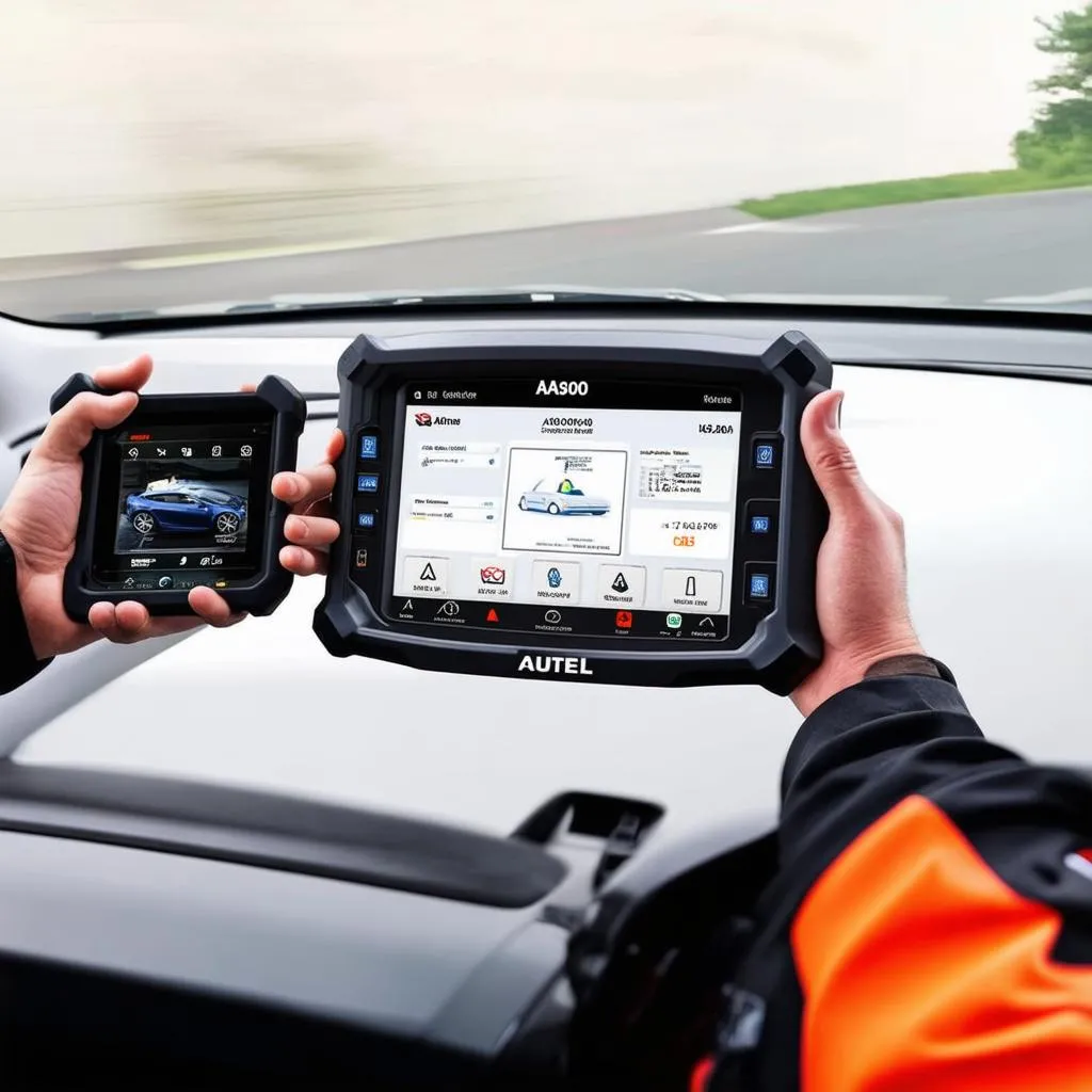 Autel IA900 user interface