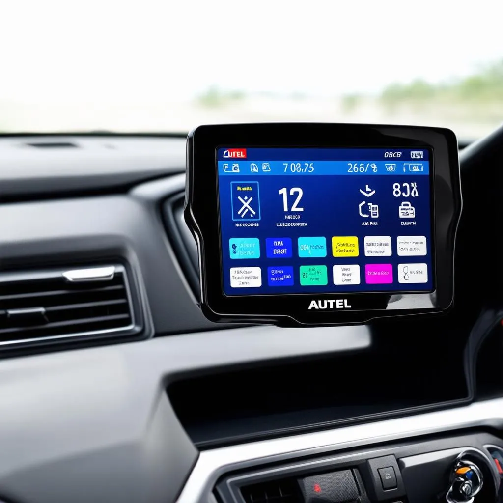 Autel IM608 Pro Dashboard Display