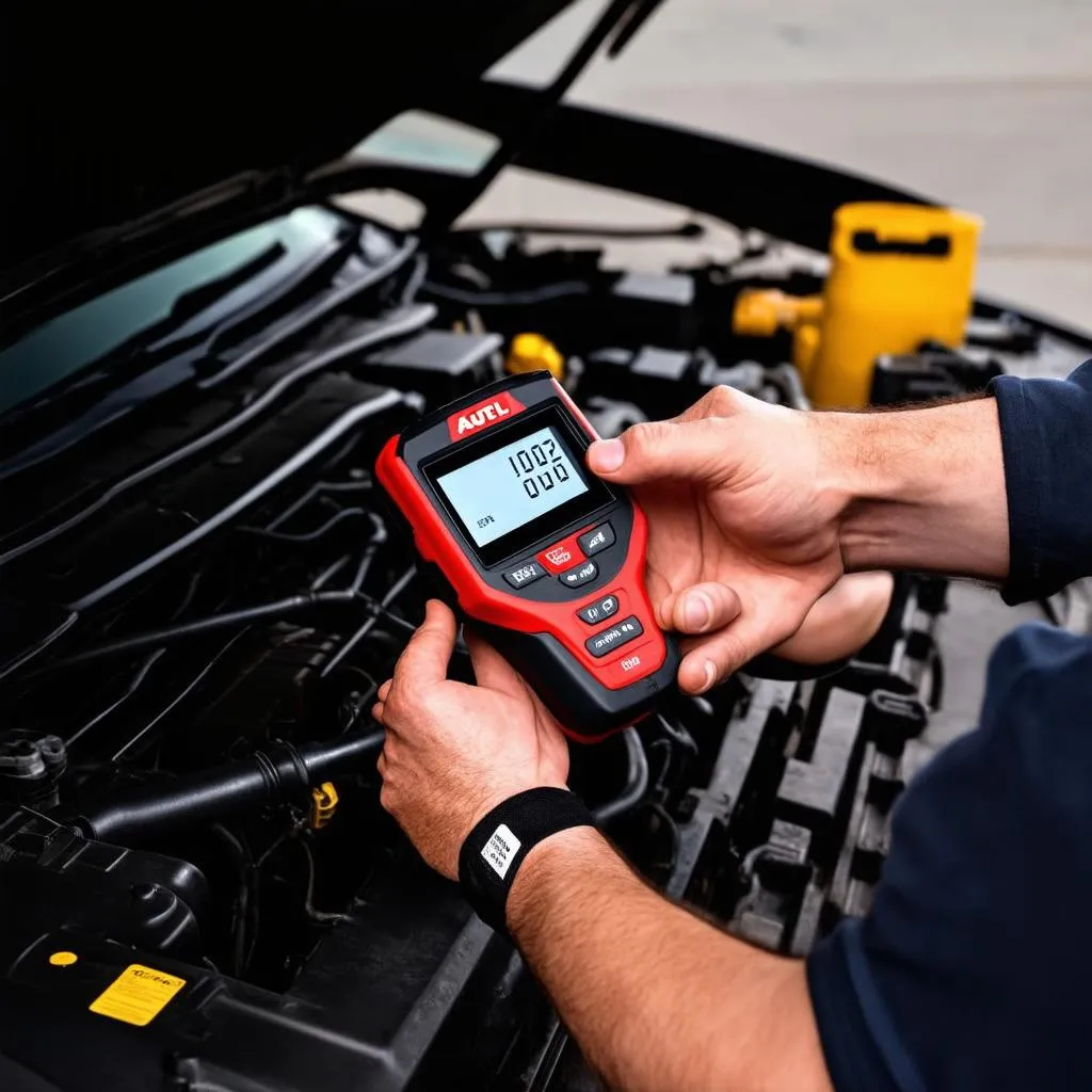 Autel Inspection Camera in Engine Bay