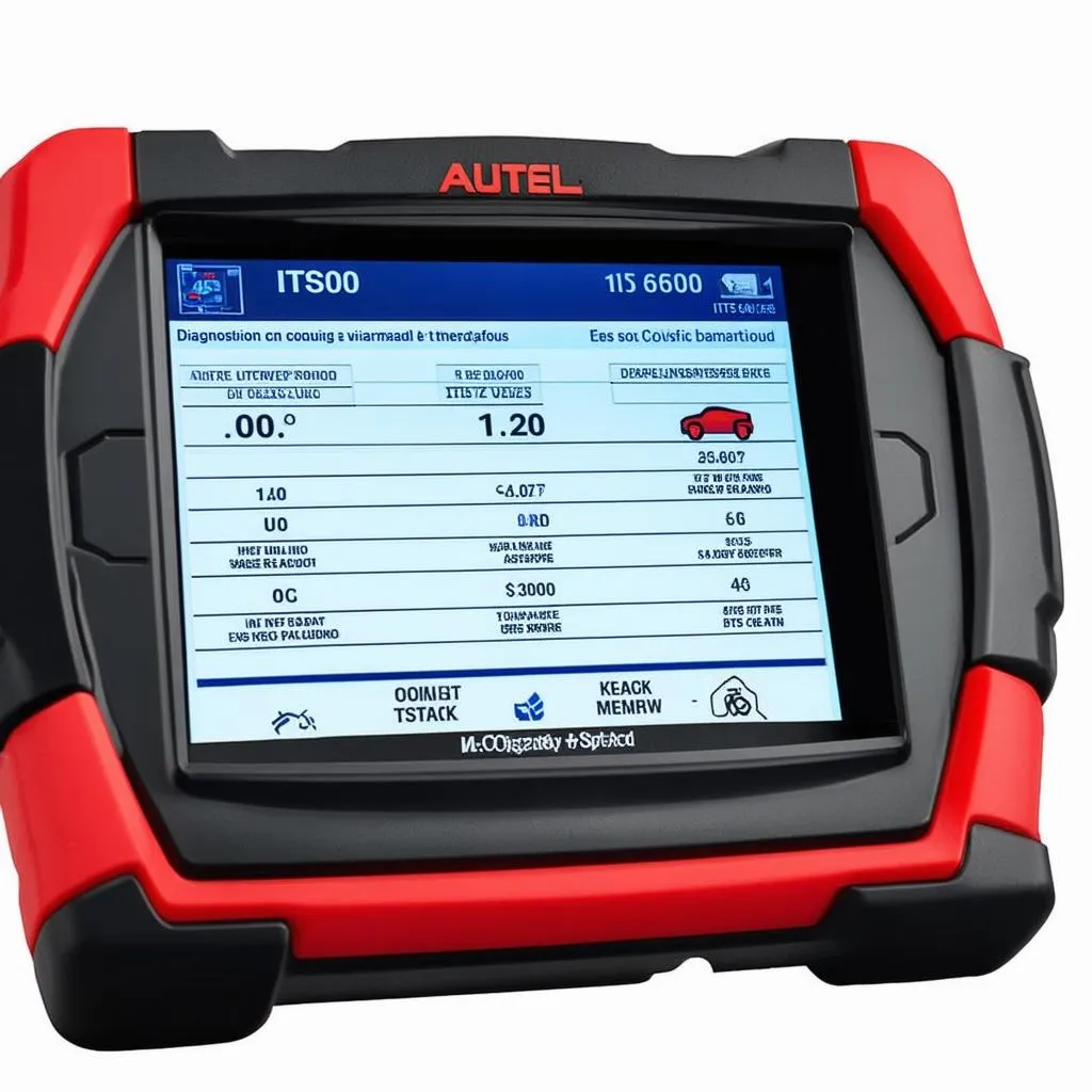 Autel ITS600 interface