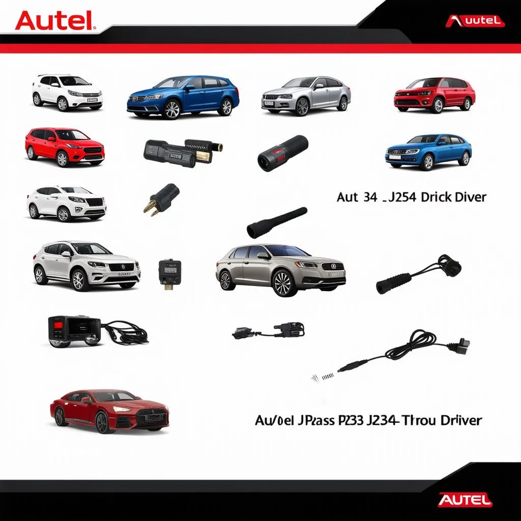 Autel J2534 Pass Thru Driver Compatible Cars