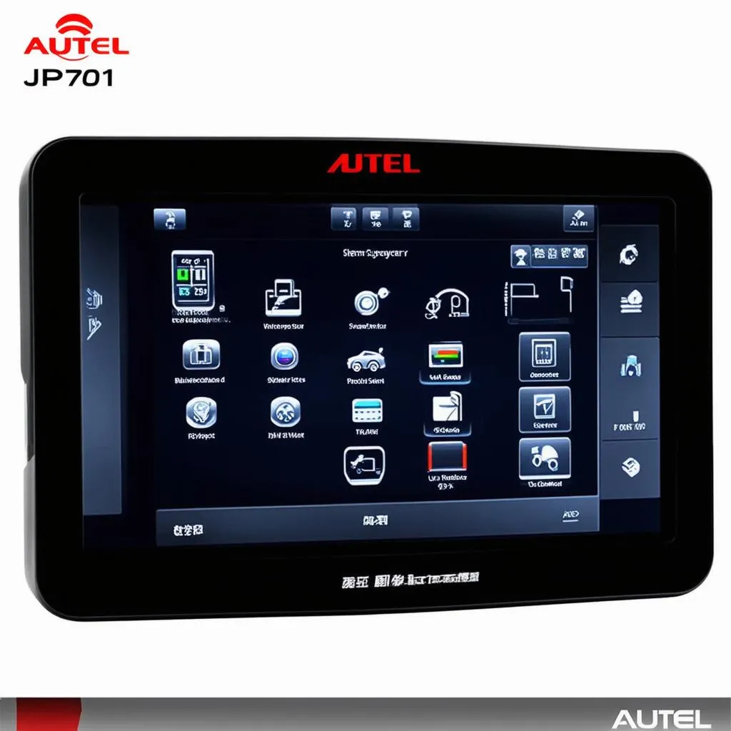 Autel JP701 software interface