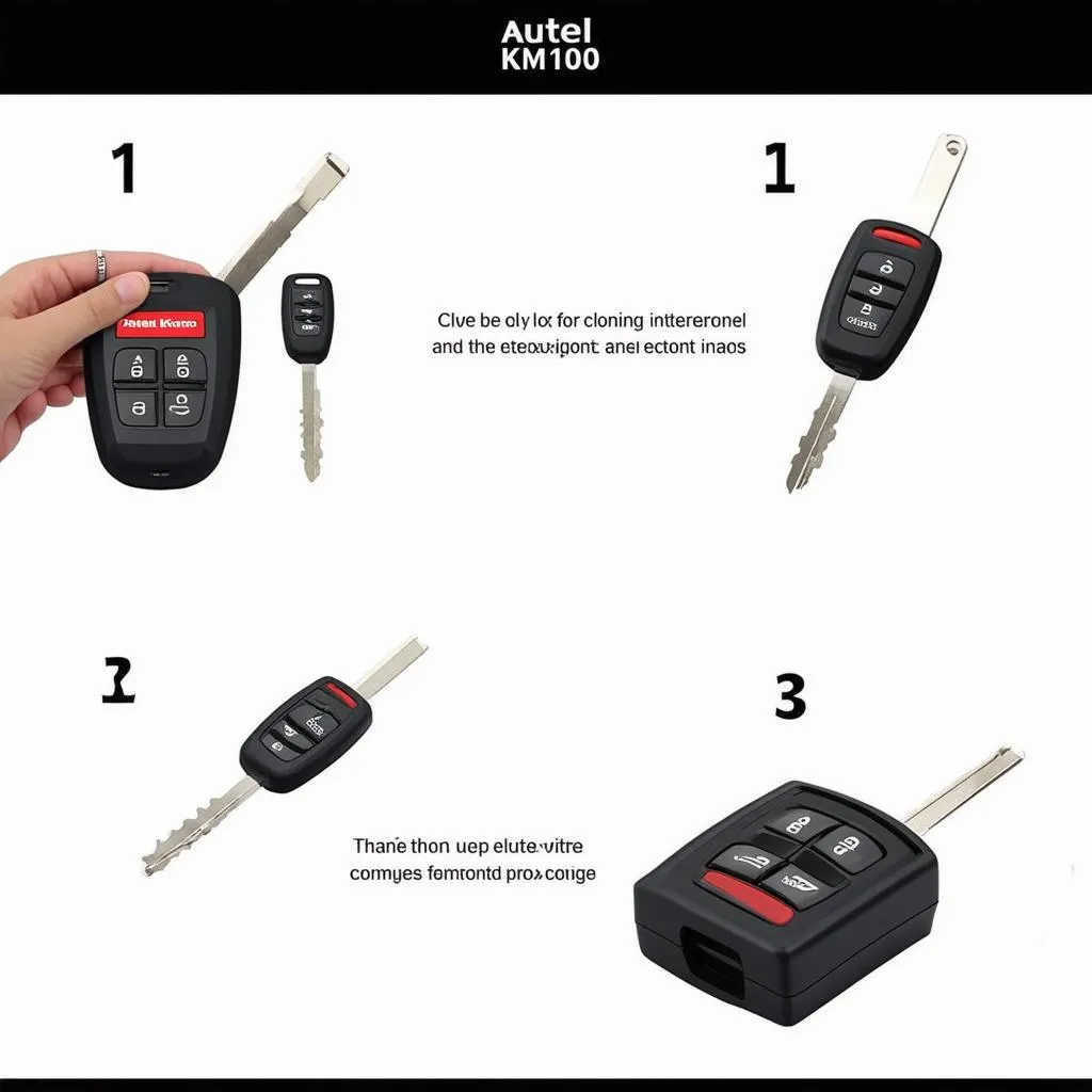 Autel KM100 Key Cloning Process