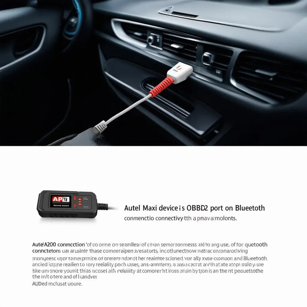 Autel Maxi AP200 Bluetooth Connection