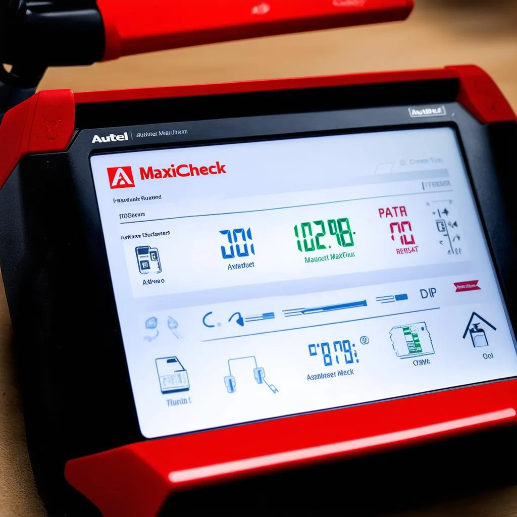 Autel Maxicheck Interface