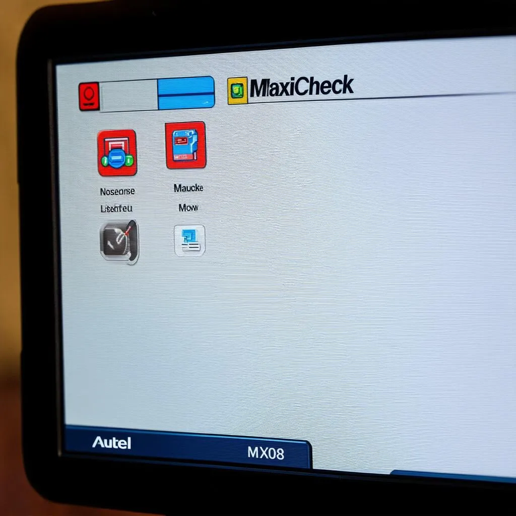 Autel MaxiCheck MX808 Interface