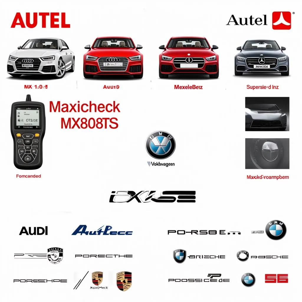 Autel MaxiCheck MX808TS Compatible Cars